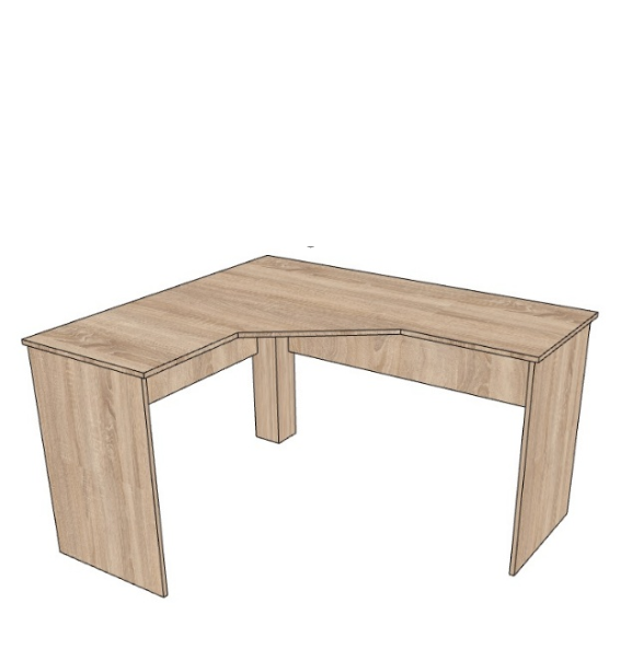 Стіл комп'ютерний кутовий лівий НОВИЙ СТИЛЬ 0806-30 1350х1200х750